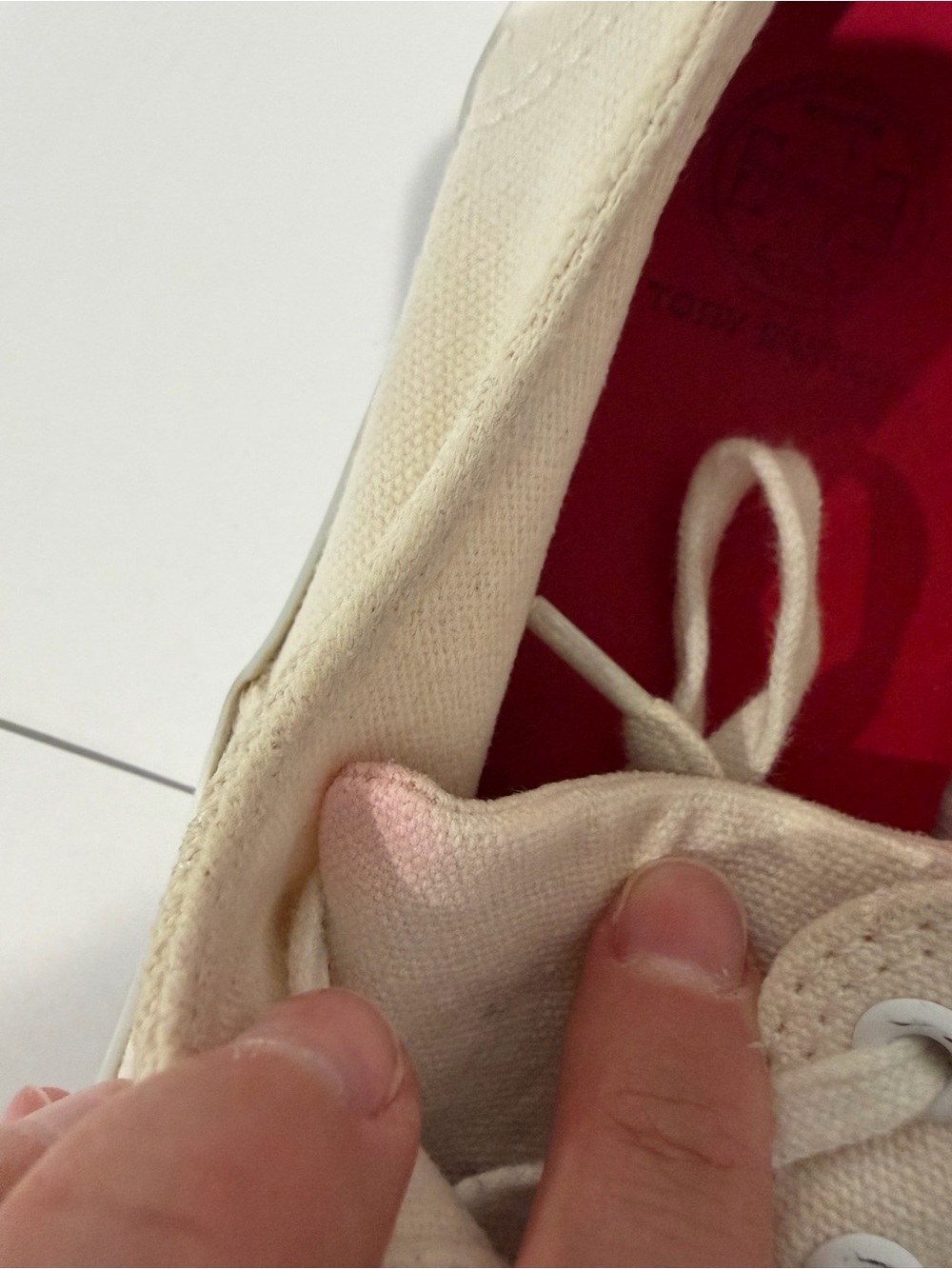 Tory Burch Murray Canvas Sneakers - Size 8 - Picture 6 of 9